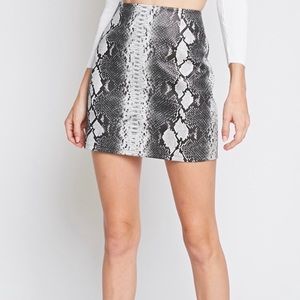 Idem Ditto Snake Skin Skirt